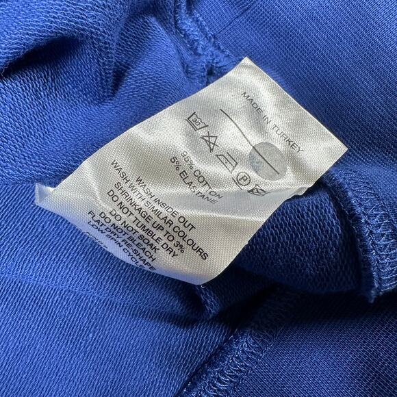 NNO7 NWT Barrow Drawstring Hoodie Print 3383 Men's Blue Size M Pouch Pocket - Picture 7 of 9